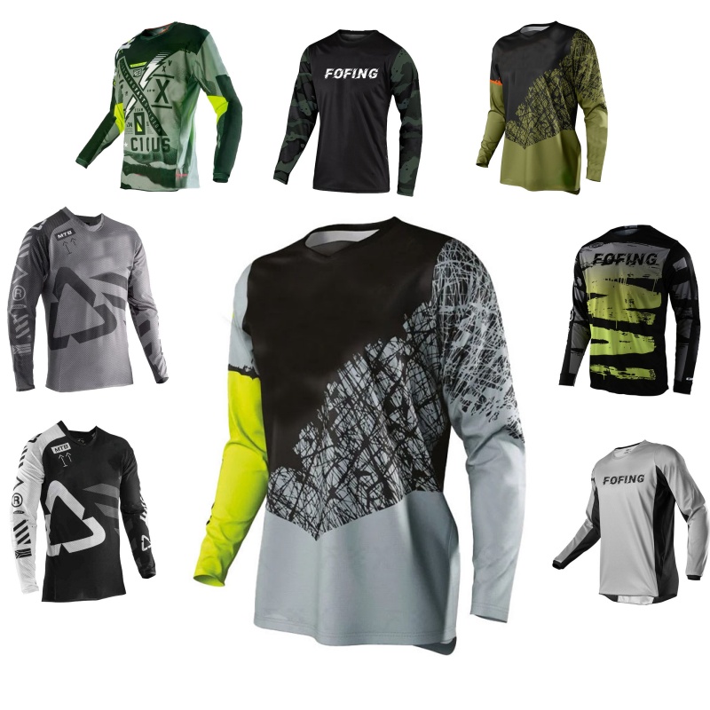 Mountain Biking Videos - Maglia da Motocross Stampata per MTB