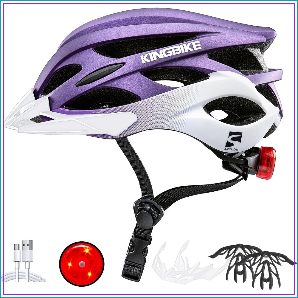 Mountain Biking Images - Casco da Bicicletta per Adulti e