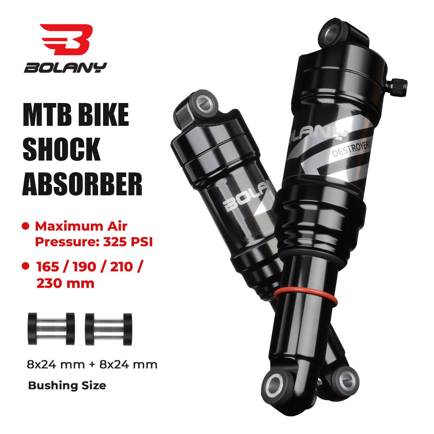 Mountain Biking Videos - Ammortizzatore Posteriore ad Aria BOLANY per