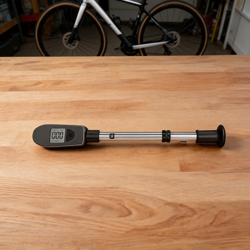 Shock Pump Suspension - Pompa per Ammortizzatori Bici con Manometro,