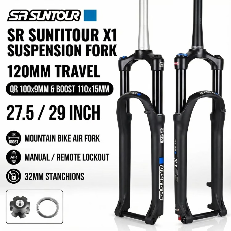 Mtb Fork Air - Forcella Anteriore SR SUNTOUR X1 MTB