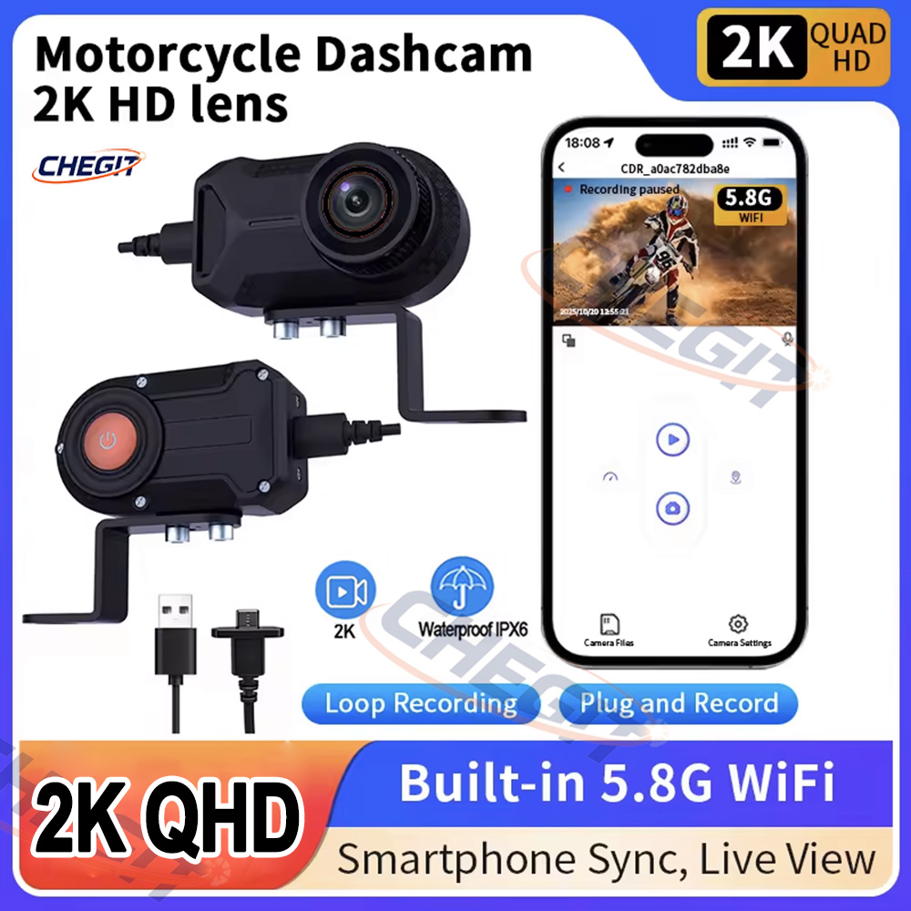 Mountain Biking Images - DVR per Moto 2K HD WiFi