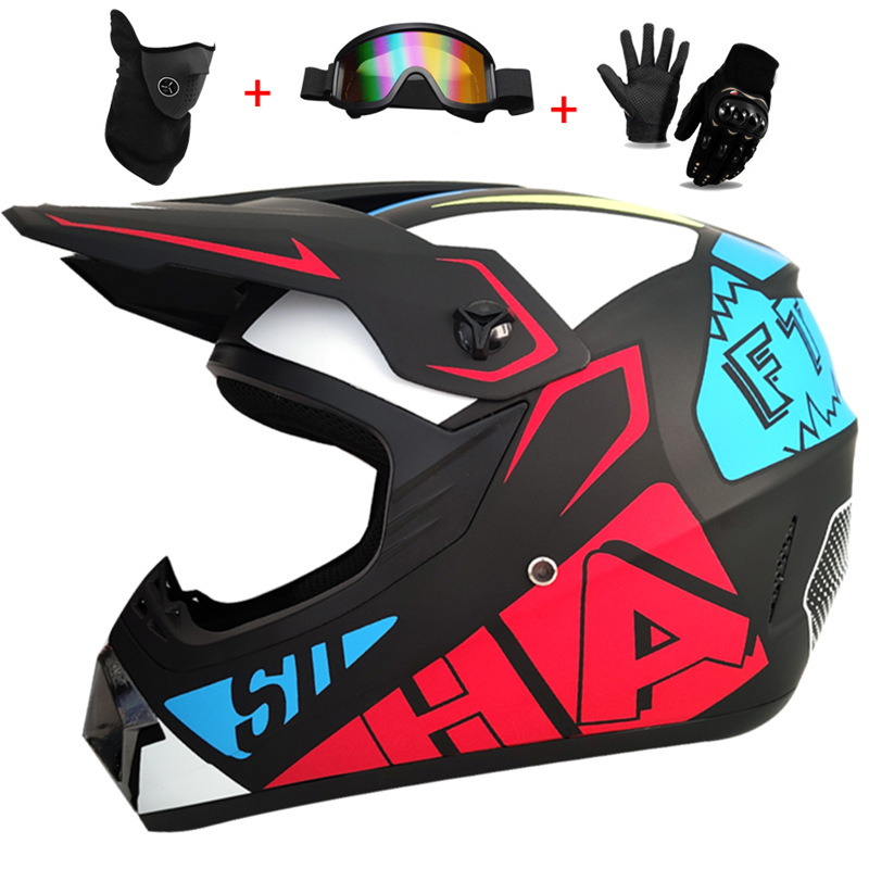 Mountain Biking Helmet Kids - Set di 3 Caschi Integrali per