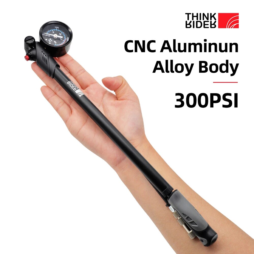 Shock Pump Suspension - ThinkRider Pompa d'aria portatile per bici