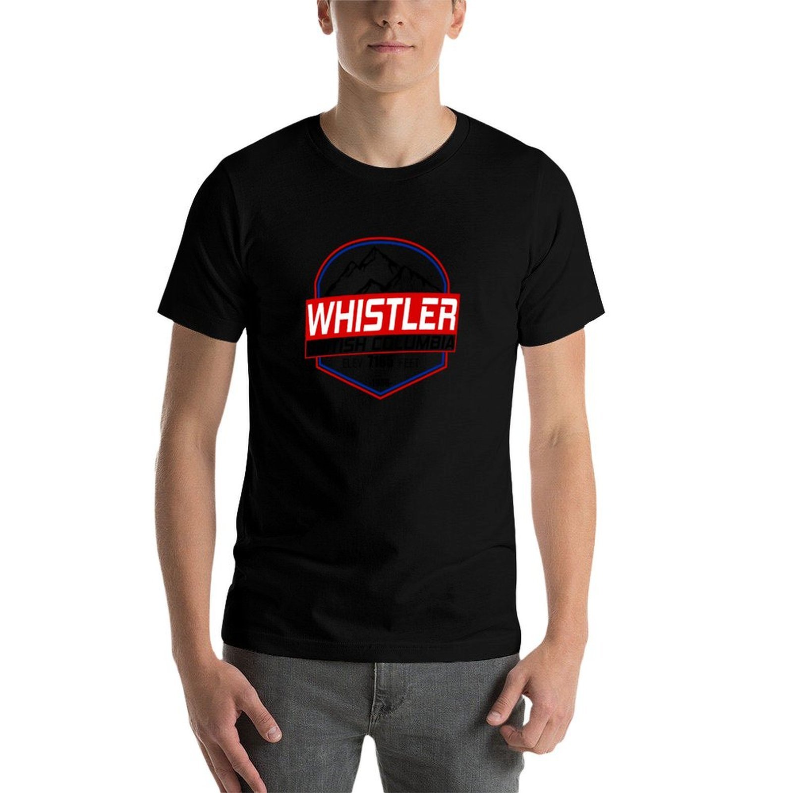 T-Shirt Ski Whistler B.C Canad - Mountain Biking Whistler recensione e prezzo