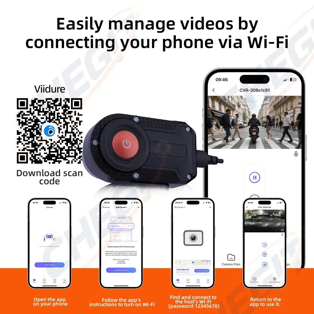 Nuova Telecamera DVR WiFi 2K H - Mountain Biking Images recensione e prezzo