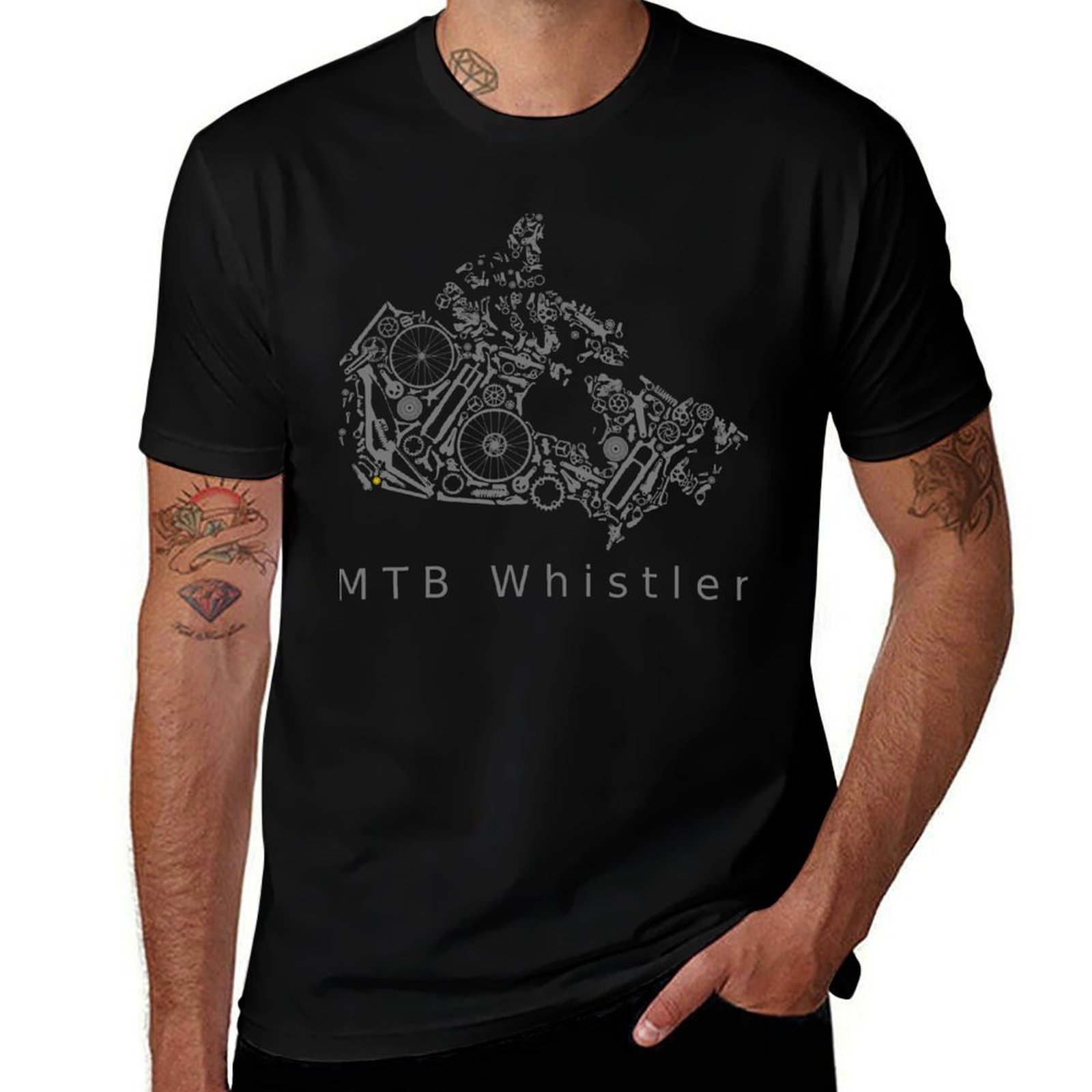 CANADA - MTB Whistler, T-Shirt - Mountain Biking Whistler recensione e prezzo