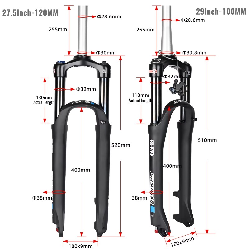 Forcella Anteriore SR SUNTOUR  - Mtb Fork Air recensione e prezzo