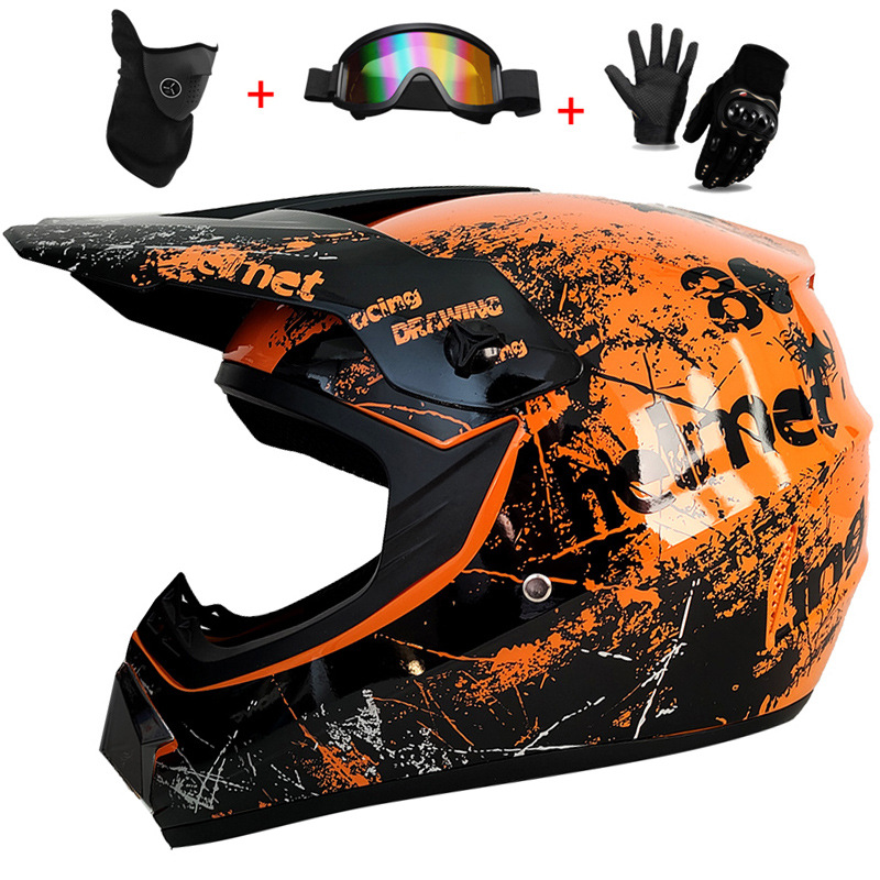 Set di 3 Caschi Integrali per  - Mountain Biking Helmet Kids recensione e prezzo