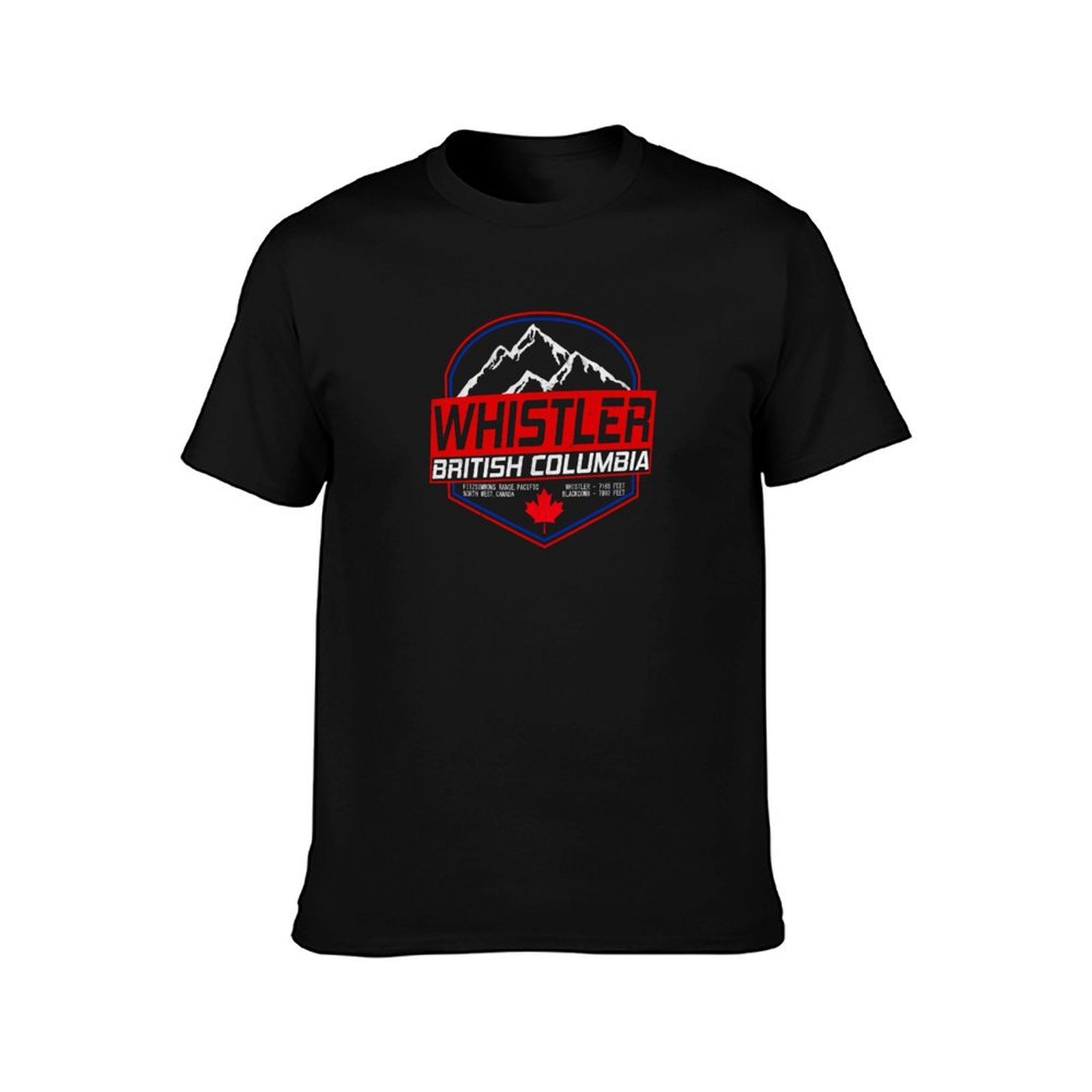 T-shirt retrò Ski Whistler B.C - Mountain Biking Whistler recensione e prezzo