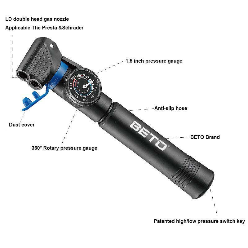 BETO Pompa da bicicletta Mini  - Mtb Fork Air recensione e prezzo